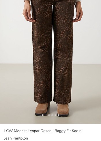 LC Waikiki Leopar desenli pantolon