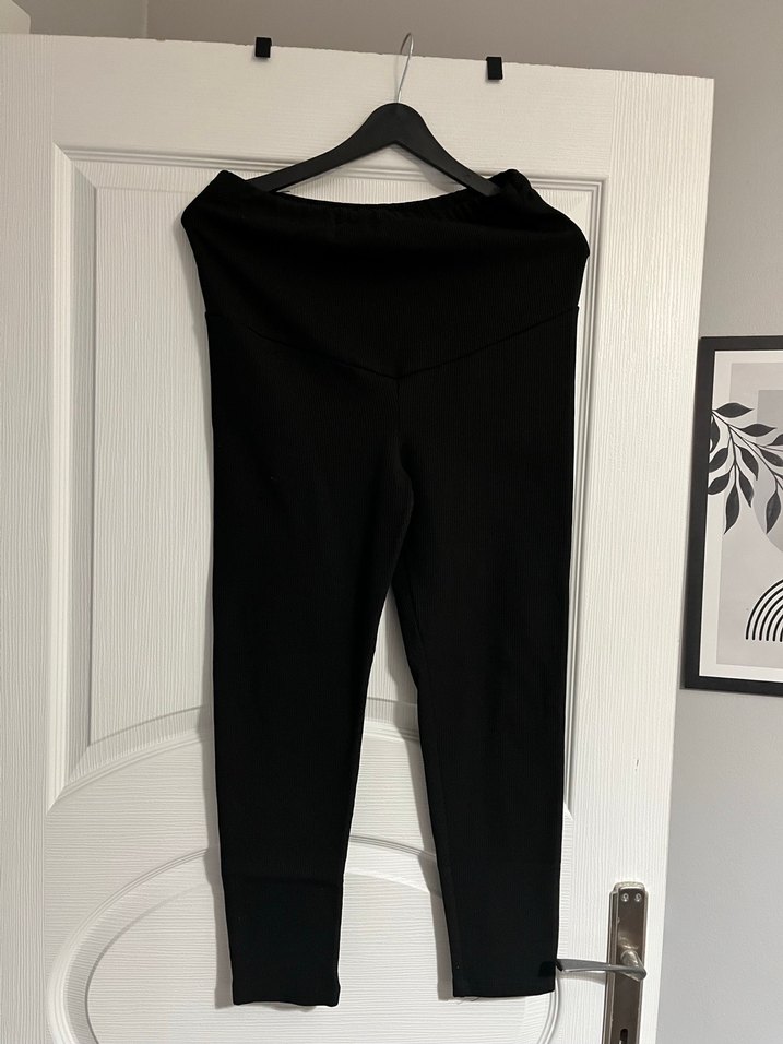 Artış Fitilli Termal Hamile Taytı Siyah - Görsel 2