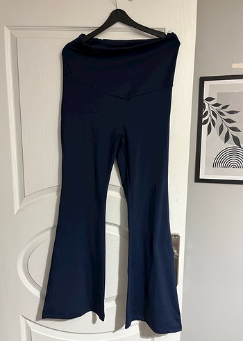 Lacivert Hamile Taytı, Normal Boy, Dar Kesim - Görsel 2