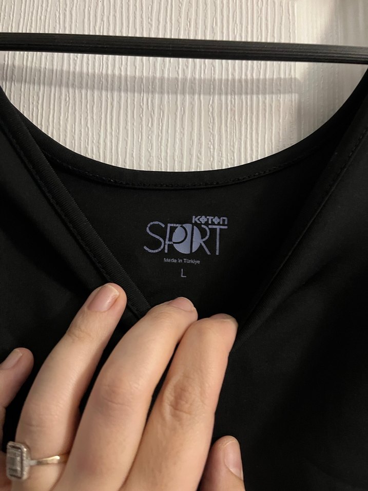 Siyah Baskılı Mini Spor Atlet - Görsel 5