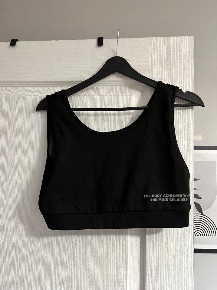 Siyah Baskılı Mini Spor Atlet - Görsel 3