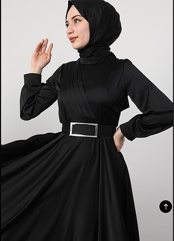 Saten elbise