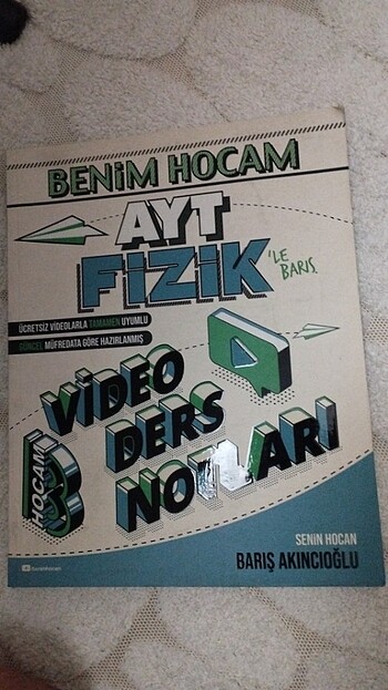 Ayt fizik benim hocam video ders notu 
