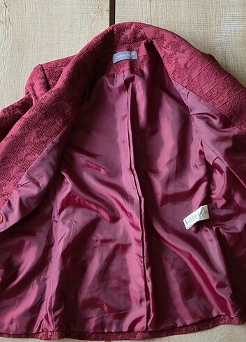36 Beden bordo Renk Adil Işık Blazer Ceket