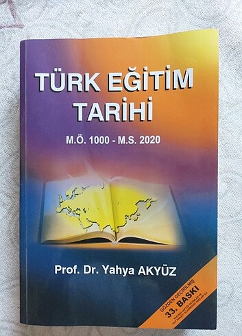 Türk eğitim tarihi Yahya akyüz pegem