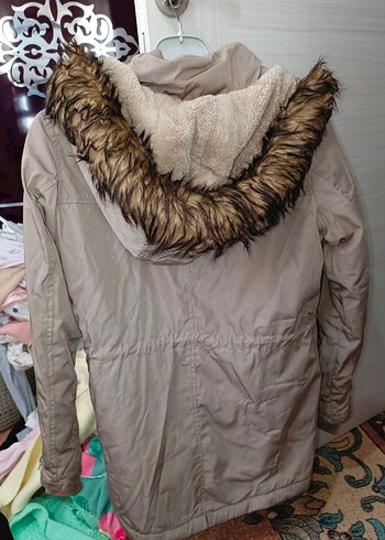 Bej Kadın mont - Görsel 8