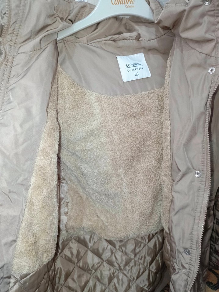 Bej Kadın mont - Görsel 3