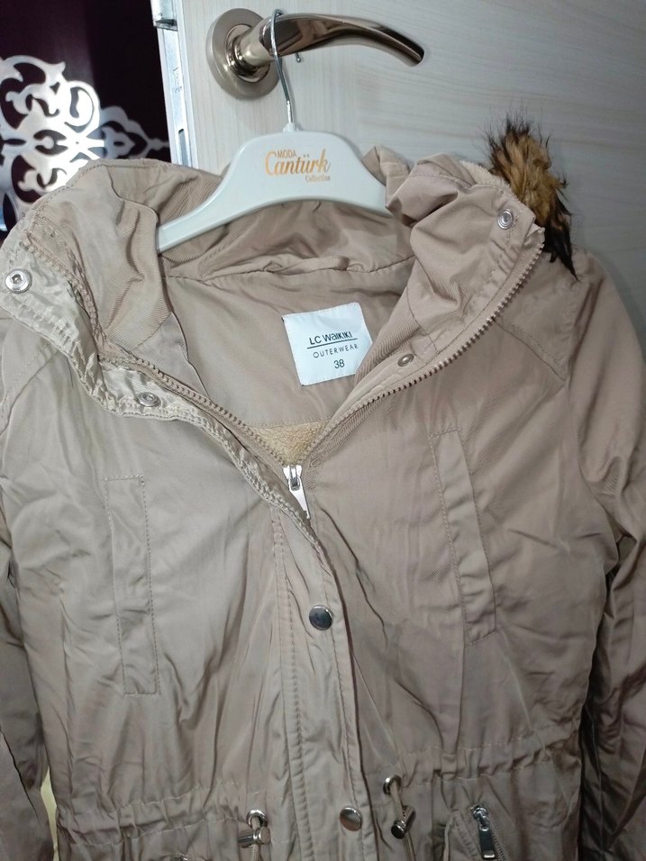 Bej Kadın mont - Görsel 4