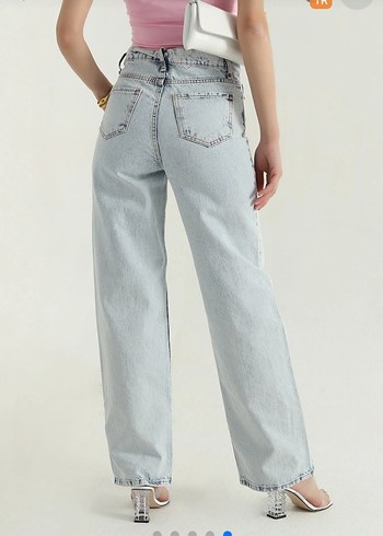 fiyonklu kadın pantolon - Görsel 3