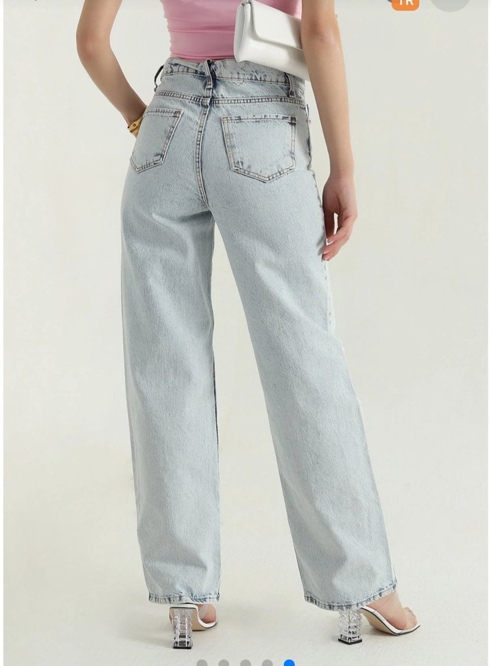 fiyonklu kadın pantolon - Görsel 3