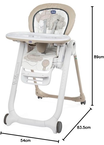  Beden Chicco Polly Progress 5'li Bebek Mama Sandalyesi