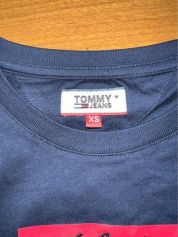 xs Beden Tommy bayan orginal spor tişört