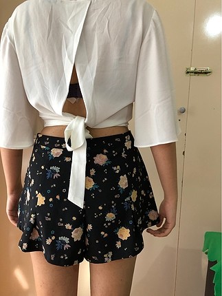 Pull and Bear Desenli şort