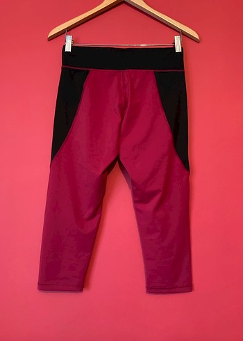 Kadın Penti Bordo Spor Midi Tayt - Görsel 4