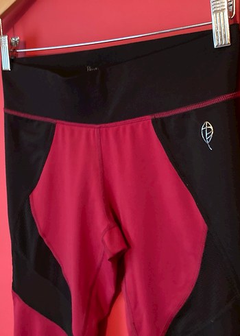 Kadın Penti Bordo Spor Midi Tayt - Görsel 3