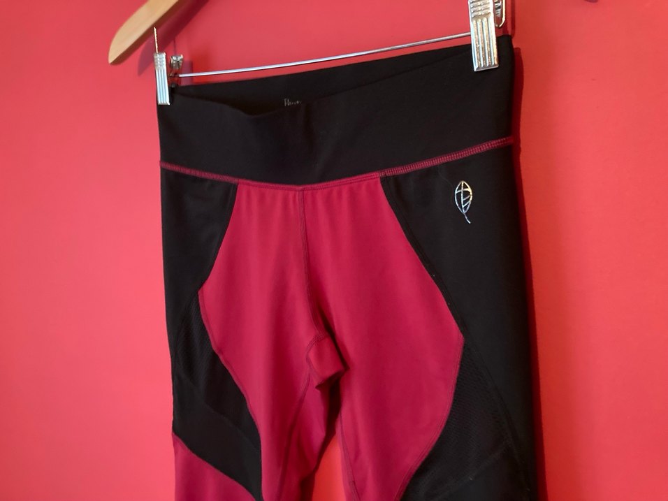 Kadın Penti Bordo Spor Midi Tayt - Görsel 3