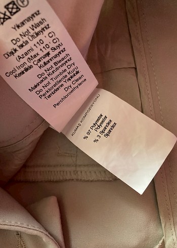 Journey bej kumaş pantalon - Görsel 7