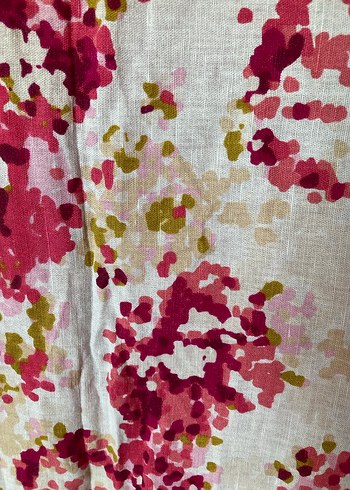 Lc Waikiki Çiçek Desenli Bohem Keten Bluz - Görsel 4