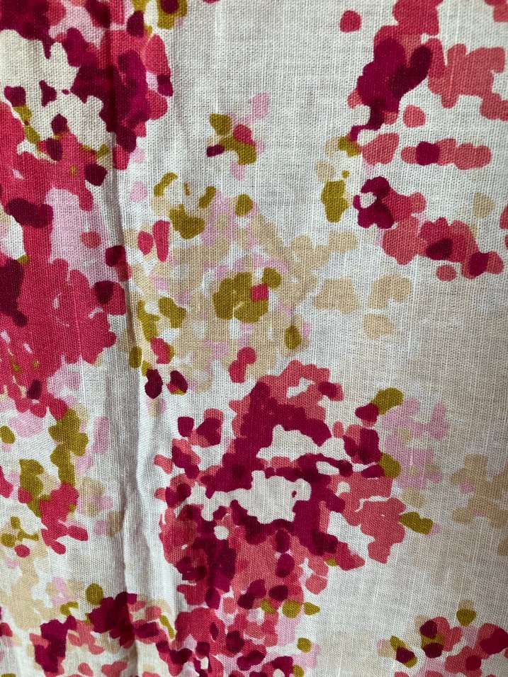 Lc Waikiki Çiçek Desenli Bohem Keten Bluz - Görsel 4