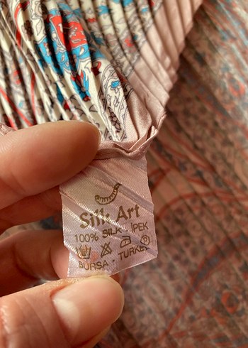 Silk art bursa ipek Kadın Fular - Görsel 8