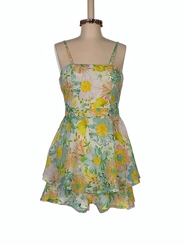 Vintage Love Kısa Tulum %70 İndirimli.