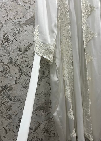 İpek saten Lohusa Sabahlığı - Görsel 6