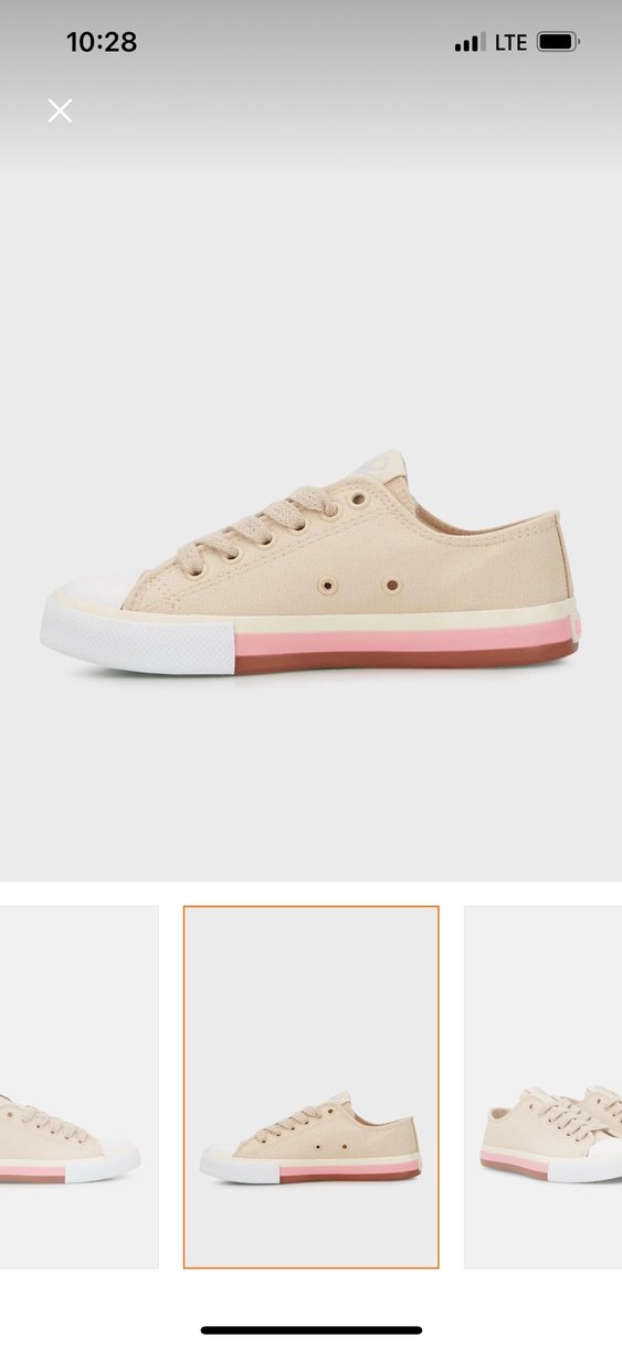 Bej Kadın Spor Ayakkabı Platform Tabanlı - Görsel 5