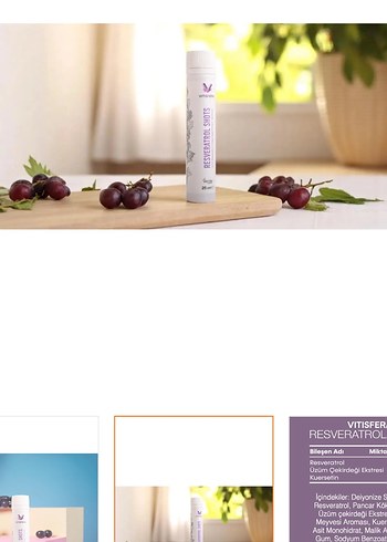 Verite Vitisfera Resveratrol Shots 20'li - Görsel 3