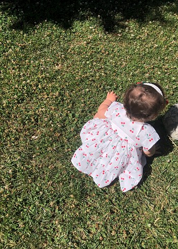 HelloBaby Kız Çocuk kirazlı elbise