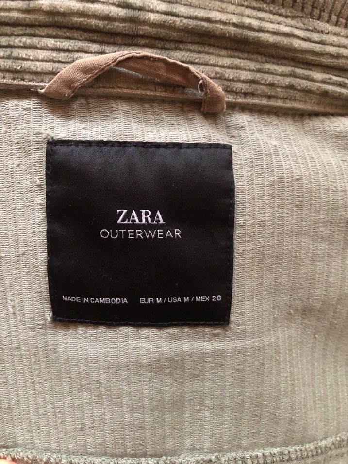 Haki Keten  Zara Ceket — görsel 4/8