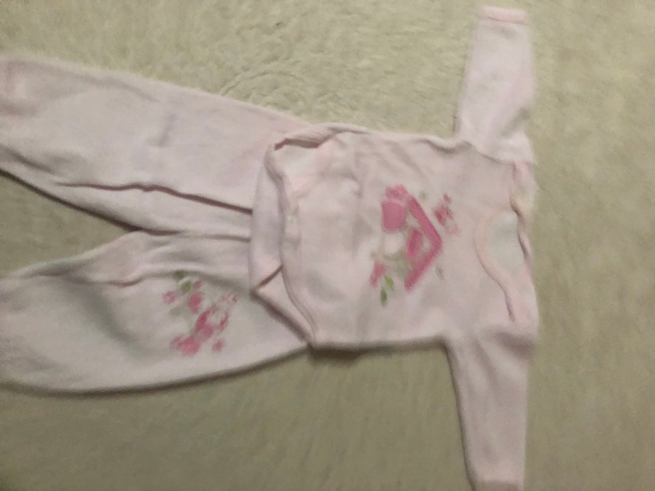 Yenidoğan kadife Kız Takımı ve tulum - Görsel 2