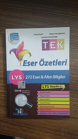 Ayt edebiyat eser özetleri