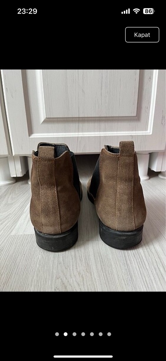 Kahverengi Erkek Deri Bot - Görsel 2