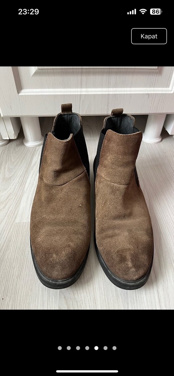 Kahverengi Erkek Deri Bot - Görsel 5