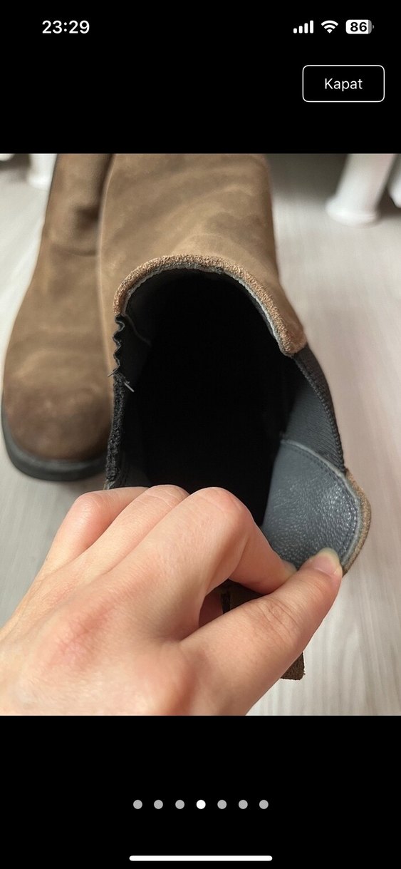Kahverengi Erkek Deri Bot - Görsel 4