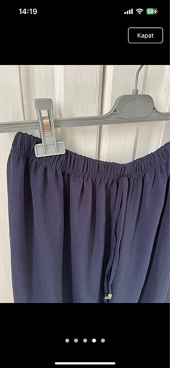 xl Beden lacivert Renk yazlık pantolon