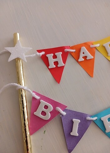 Beden Pasta süsü happy Birthday 1yaş 2yaş doğumgünü yaşgünü