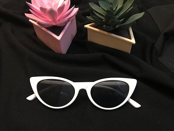 Güneş gözlüğü cat eye glasses