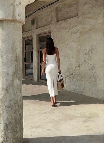 Zara Zara straplez elbise