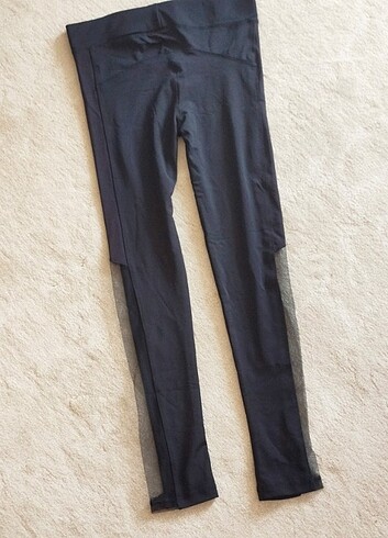 Alt yan kısımları transparan tayt  - Görsel 3