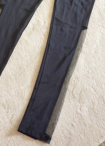 Alt yan kısımları transparan tayt  - Görsel 4