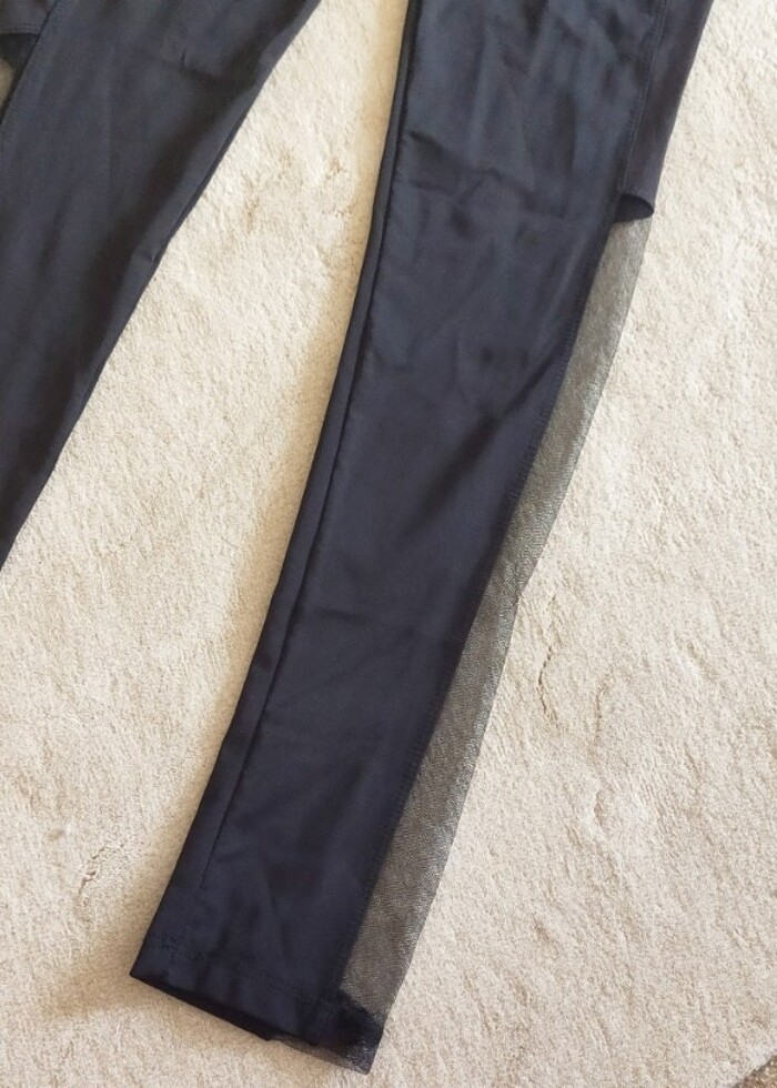 Alt yan kısımları transparan tayt  - Görsel 4