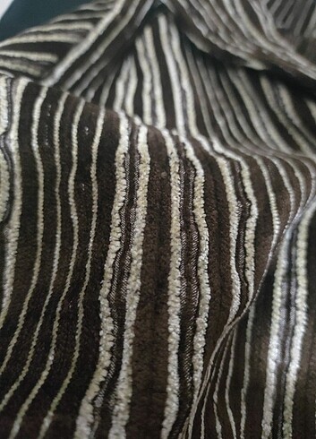 Şık kadife fitilli ceket  - Görsel 4