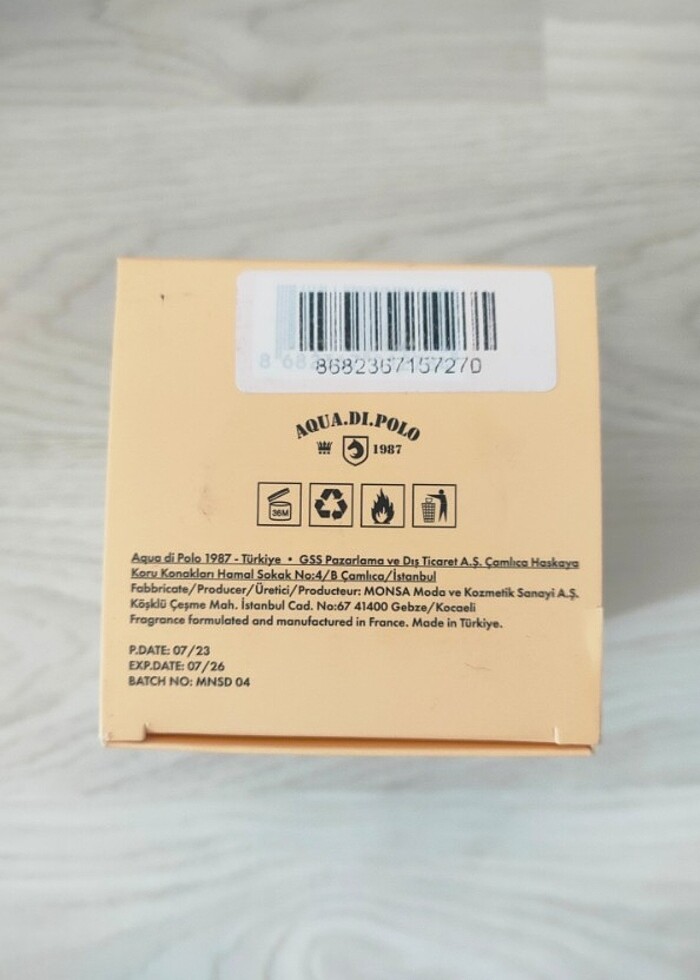 AQUA Di POLO Pearl parfüm - Görsel 2