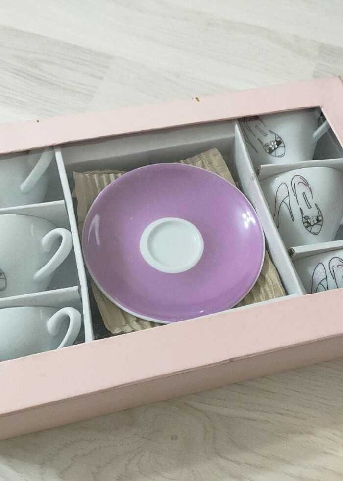 Lucky Art özel seri 6'lı kahve fincan takımı - Görsel 2