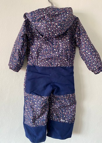 Wedze Kız Bebek Lacivert Fermuarlı Kar Tulumu - Görsel 3