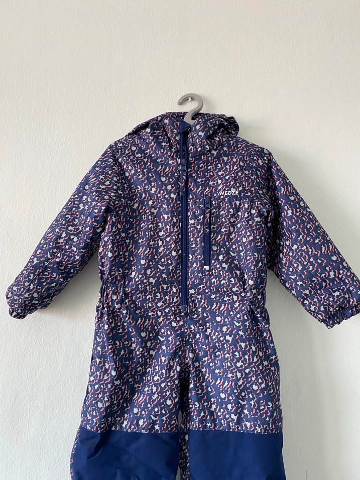 Wedze Kız Bebek Lacivert Fermuarlı Kar Tulumu - Görsel 2