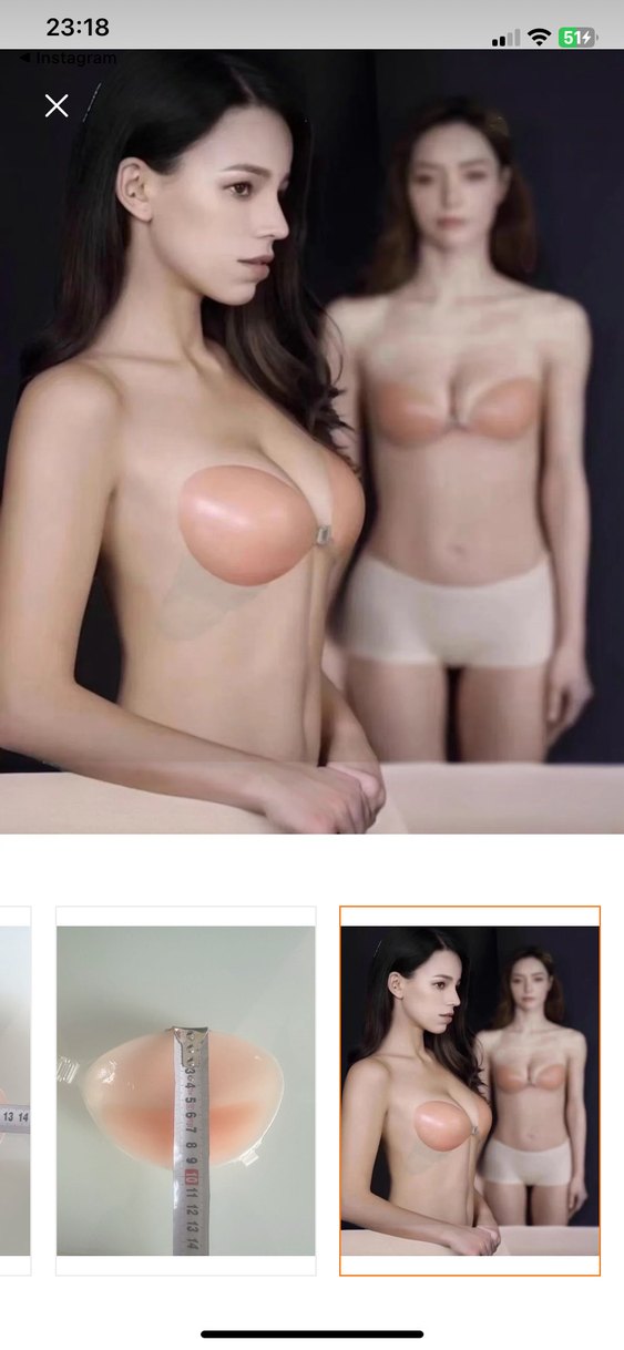 Dolgulu Yapışkanlı Destekli Sütyen - Görsel 4