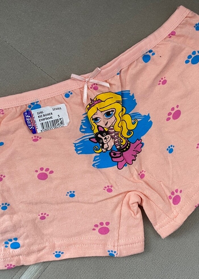 Kız çocuğu 5 yaş ve 8-9 yaş slip - Görsel 2
