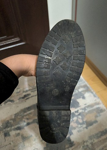 Kadın Siyah Tokalı Yağmur Çizme - Görsel 3